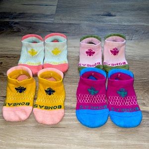 Toddler Bombas socks w/ grips